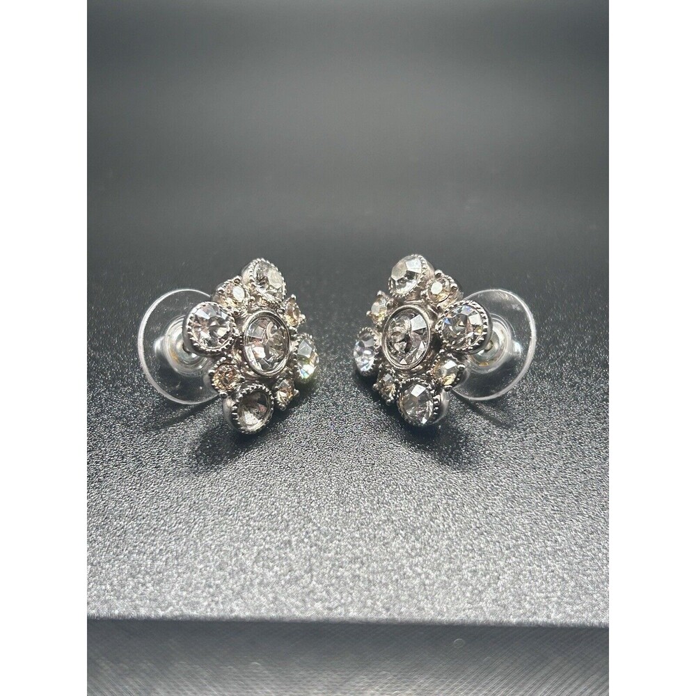 Chanel Earrings Crystal Made In France